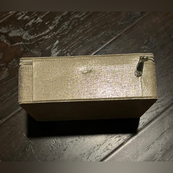 💎 New! Christian Dior Prestige Gold Lame’ Monogram Storage Case - Picture 4 of 10